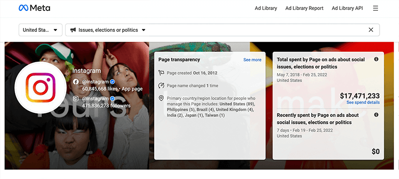 meta-ad-library Election and Social issues
